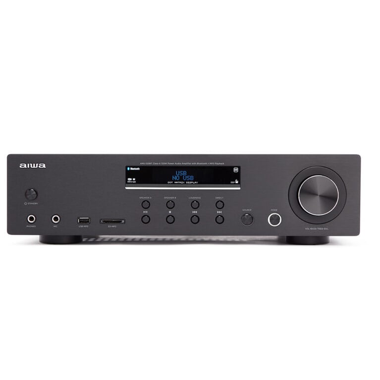 Amplificateur Aiwa AMU-120BTBK – 2.0 Canaux 120 W Bluetooth