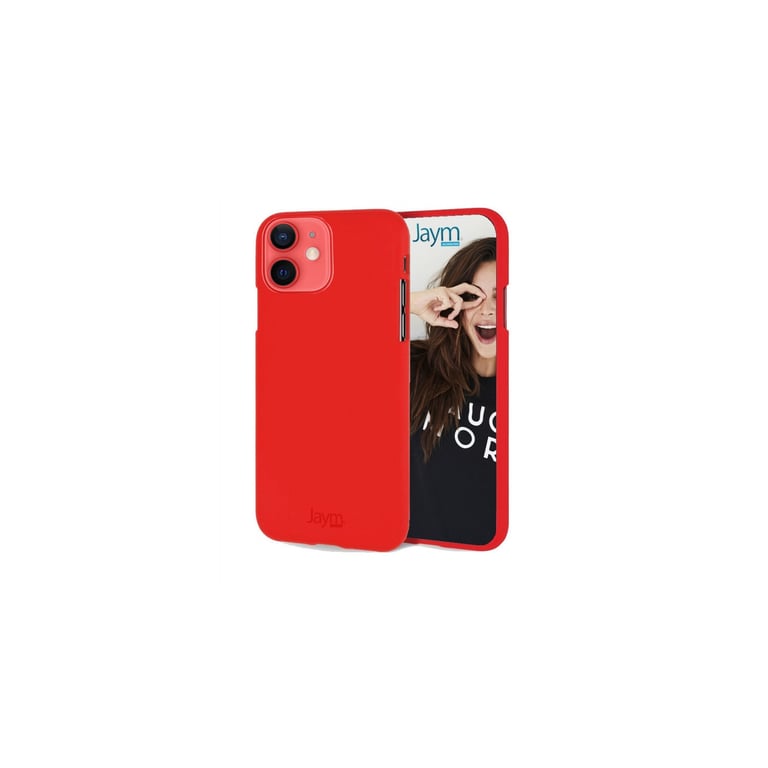 JAYM Coque iPhone 13 Pro Plastique Rouge