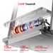 ROBORE SF10 Cinta de Correr con Inclinación 12%, Cinta de Correr Eléctrica 12KM/H, Cinta de Correr Plegable para el Hogar con Motor 3.0 HP y Pantalla LED, Carga Máxima 136KG