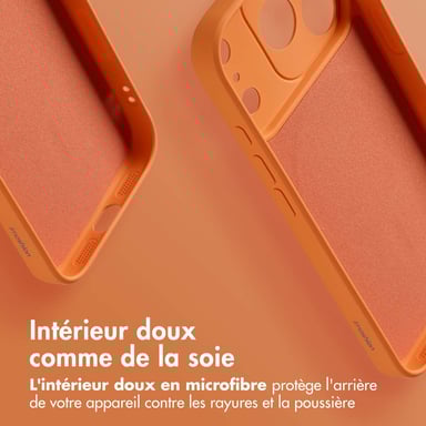 imoshion Coque Couleur avec MagSafe pour Apple iPhone 17 Pro Max - Orange