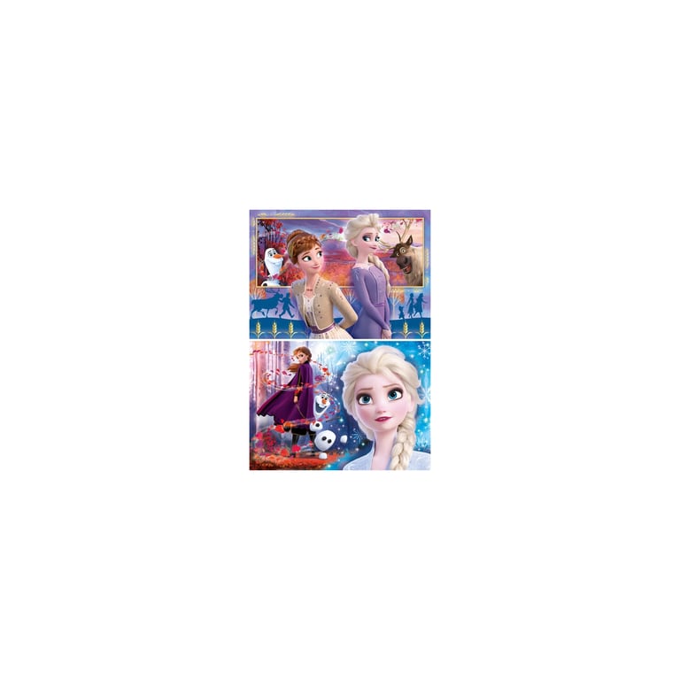 Clementoni | Puzzle Disney Frozen 2 – 2×60 Pièces | Puzzles Éducatifs Enfants + | Elsa Anna Olaf | Motricité Logique Observation | Jeu Calme | Format 27 x 19 cm | Jeu de Societé Enfants - vue 3