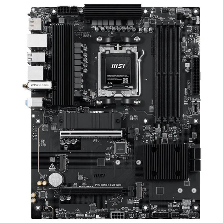 Carte mère MSI PRO B850 EVO WIFI B850 AM5 DDR5 ATX WiFi 7 PCIe 5.0 RAID - vue 4