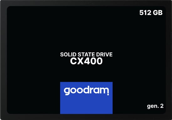 Goodram CX400 gen.2 512 GB 2.5'' Serial ATA III 3D TLC NAND