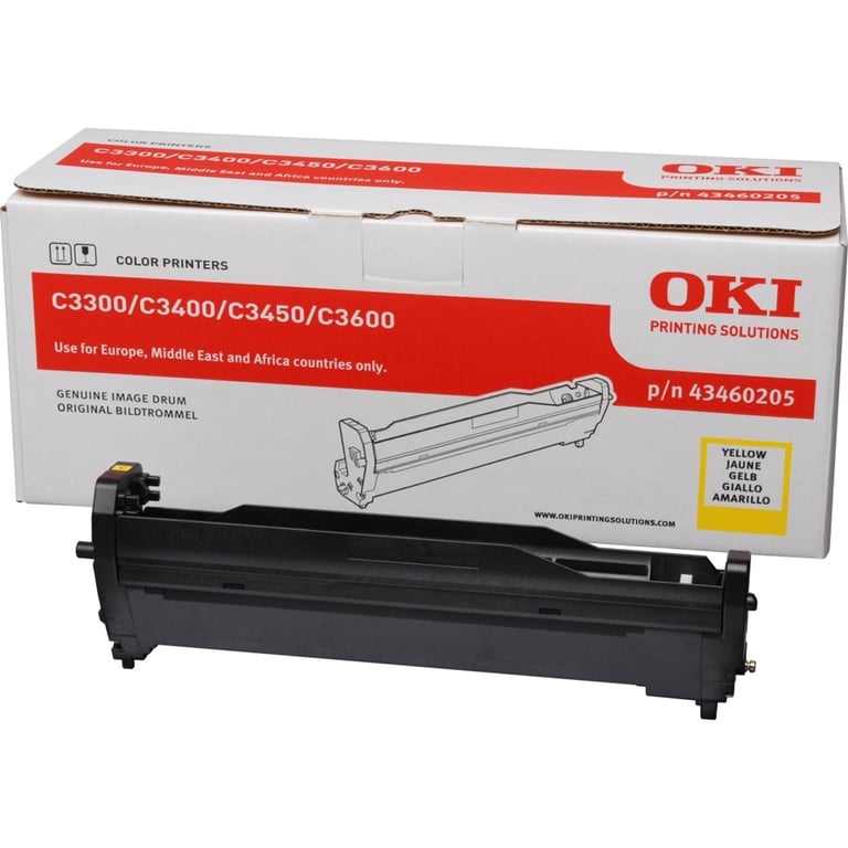 Tambor Original OKI Amarillo C3300C3400C3450C3600 - vue 1