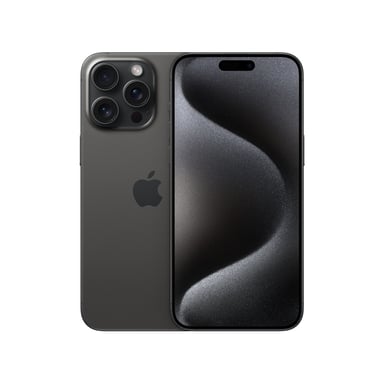 iPhone 15 Pro Max (5G) 512 Go, Titane noir, Débloqué