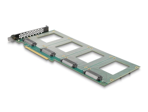 Delock Scheda PCI Express 4.0 x16 a 4 x U.2 NVMe interni SFF-8639 -