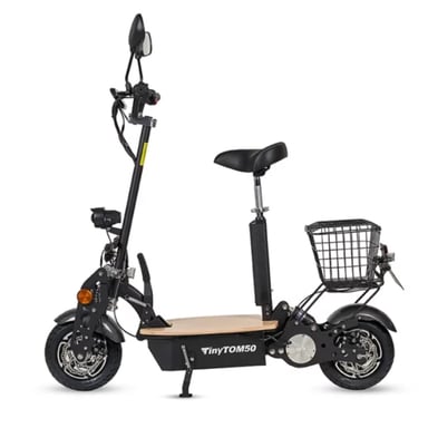 TinyTom - Trottinette électrique 1000 W, 36 V 12 Ah, 25 km, Noir