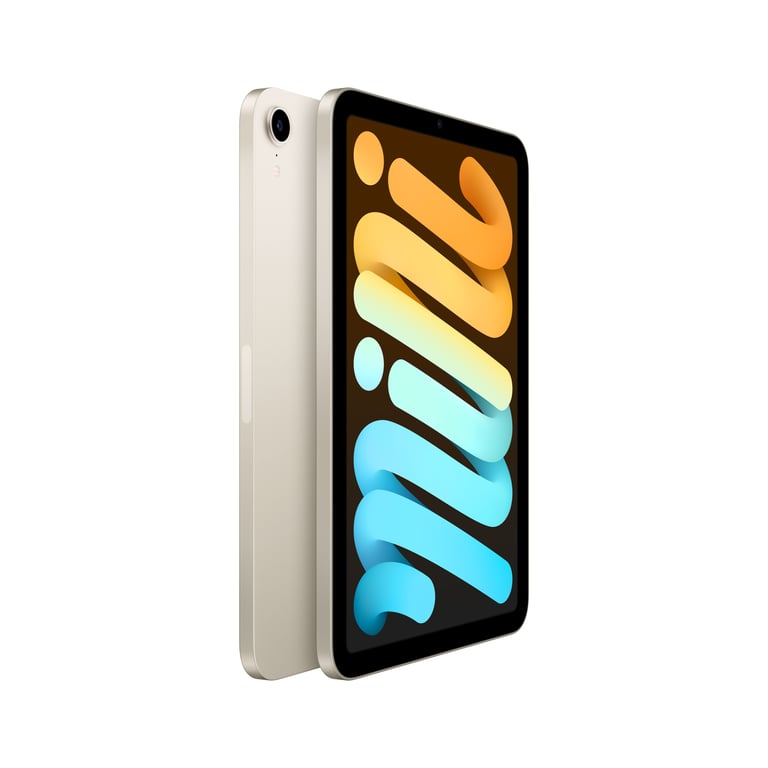 iPad Mini 6e génération 8,3" (2021), 256 Go - WiFi - Lumière stellaire -  Apple