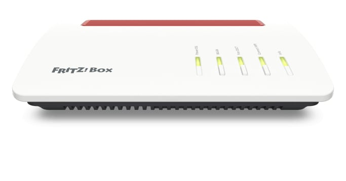 Box FRITZ! 7590 AX router inalámbrico Gigabit Ethernet Doble banda (2,4 GHz / 5 GHz) Blanco