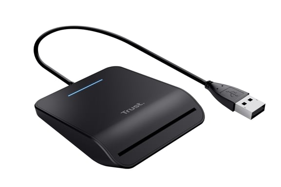 Lettore di smart card per interni Trust Primo USB CardBus+USB 2.0 Nero