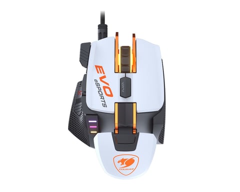 Ratón con cable Cougar 700M Evo eSports para jugadores (blanco)