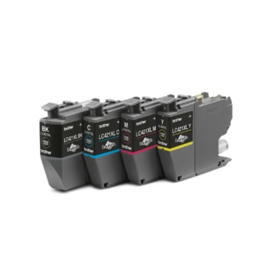 Cartouche d'encre originale Brother LC421XLVAL Multicolore Noir