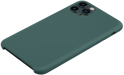 Coque en Gel de Silicone Doux pour Apple iPhone 11 Pro Max, Vert Mousse