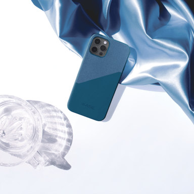 Funda Origami Duo para Apple iPhone 12/12 Pro, Azul Egeo