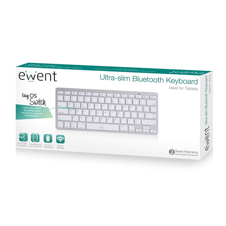 Ewent EW3160 clavier pour tablette Italien Bluetooth Neuf - vue 3
