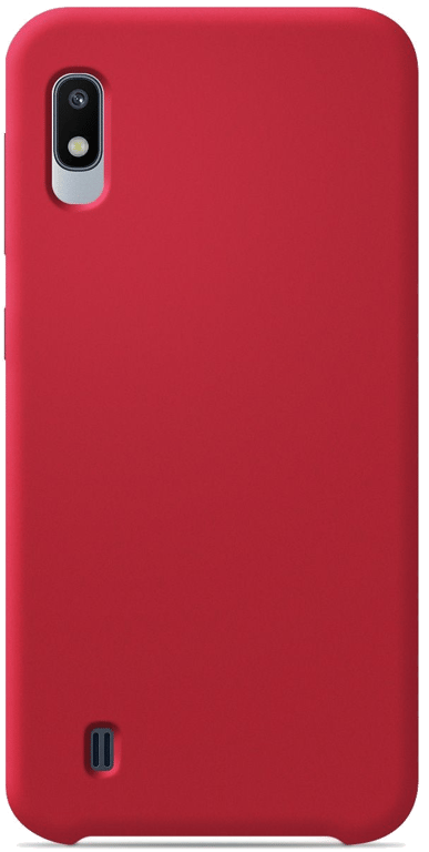 Coque silicone unie compatible Soft Touch Rouge Samsung Galaxy A10
