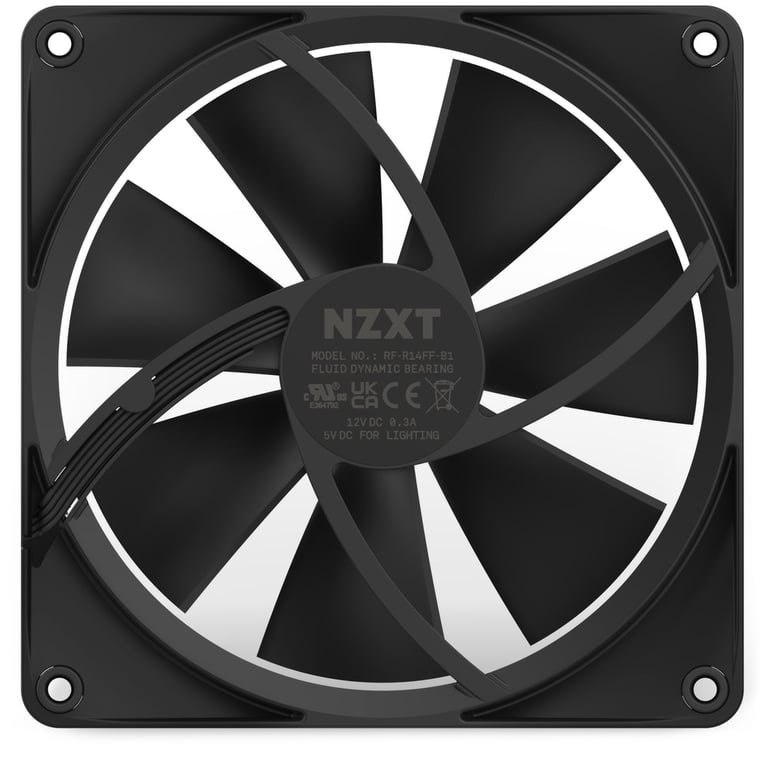 NZXT F140 RGB Boitier PC Ventilateur 14 cm 1 pièce Neuf - vue 3