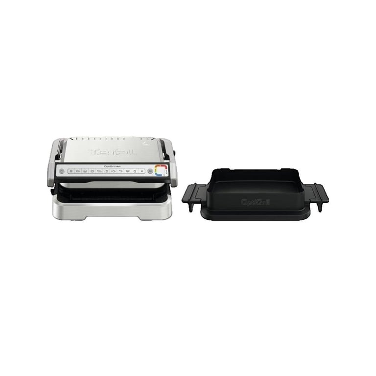 Gril électrique Tefal OptiGrill 4in1 GC774D 2100W Acier Inox - Neuf