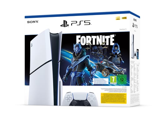 Sony Playstation 5 Slim Fortnite 1 TB Wifi Negro, Blanco