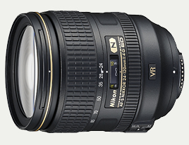 Nikon AF-S NIKKOR 24-120 mm f/4G ED VR Obiettivo zoom standard SLR Nero