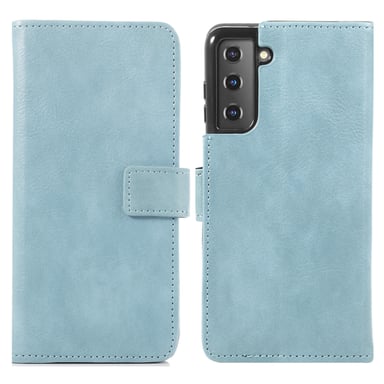 imoshion Étui de télephone portefeuille pour Samsung Galaxy S21 - Bleu clair