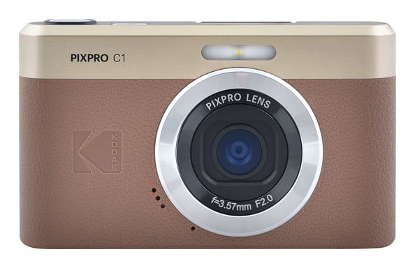 Kodak PIXPRO C1BN appareil photo numérique 1/3'' Appareil-photo compact 13 MP CMOS 4160 x 3120 pixels Marron