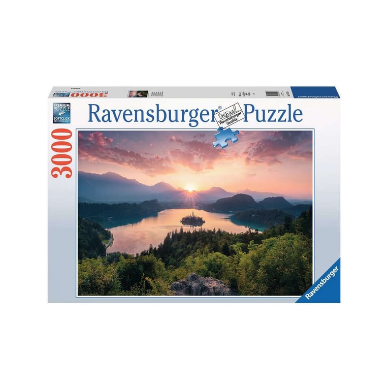 Puzzle 3000 pièces : Lac de Bled Slovénie Ravensburger France - vue 3