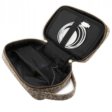 Sacoche de voyage avec port USB Modèle G Cube Marron