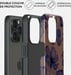 Burga Funda para iPhone 15 Pro Max Tough A prueba de golpes modelo Velvet Night Lavanda