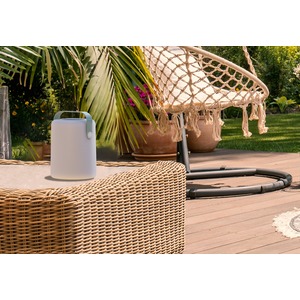 Linterna Altavoz Bluetooth Exterior 10W Verde Gris