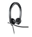 Logitech H650e Cuffia con cavo ad archetto Desktop/Centro chiamate USB Type-A Nero, Argento