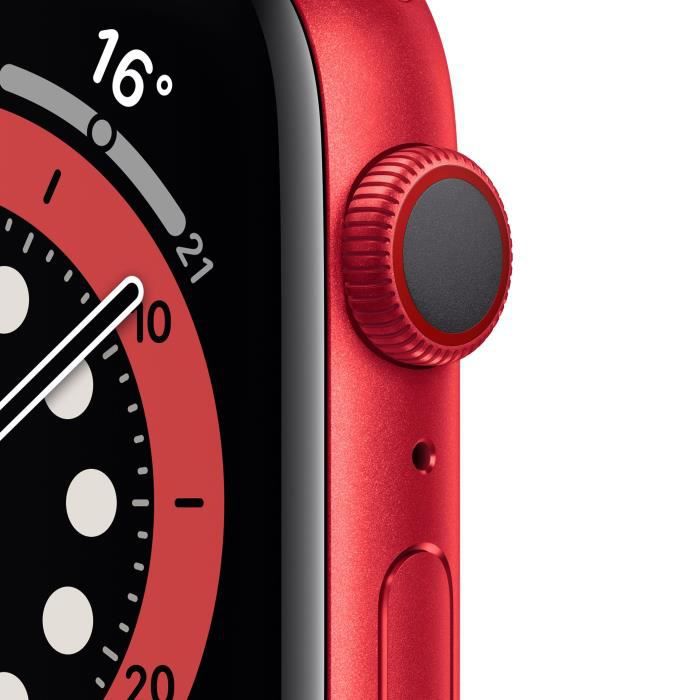 Watch Series 6 GPS + Cellular, 44mm Boîtier en Aluminium PRODUCT(RED) avec Bracelet Sport PRODUCT(RED)