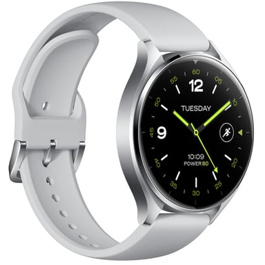 Xiaomi Watch 2 3,63 cm (1.43'') AMOLED 46 mm Numérique 466 x 466 pixels Écran tactile Argent Wifi GPS (satellite)