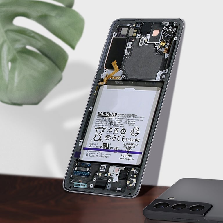 Bloc Complet pour Samsung Galaxy S21 Écran LCD Vitre Tactile Gris - Neuf