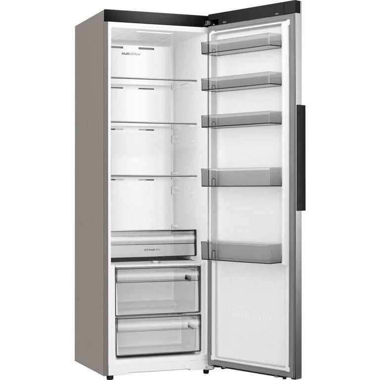 Hisense RL3K370SEIE réfrigérateur Pose libre 372 Acier inoxydable - vue 4