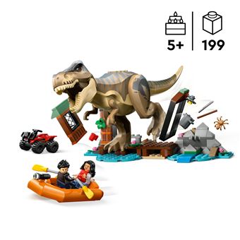 Jurassic World 76975 Le T. rex et l'évasion sur la rivière - Neuf