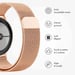 imoshion Bracelet magnétique milanais pour Google Pixel Watch / Watch 2 / Watch 3 / Watch 4 (41 mm) - Rose Doré