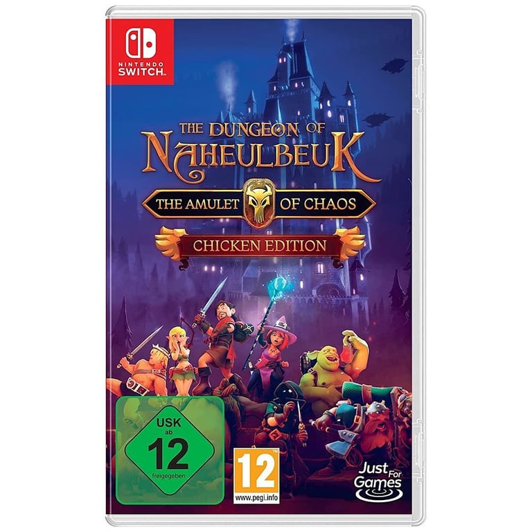Le Donjon de Naheulbeuk 'Amulette du Désordre Chicken Edition SWITCH Version USK Neuf
