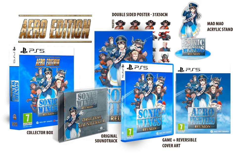 Sonic Wings Reunion Collector' Edition PS5 Neuf - vue 10