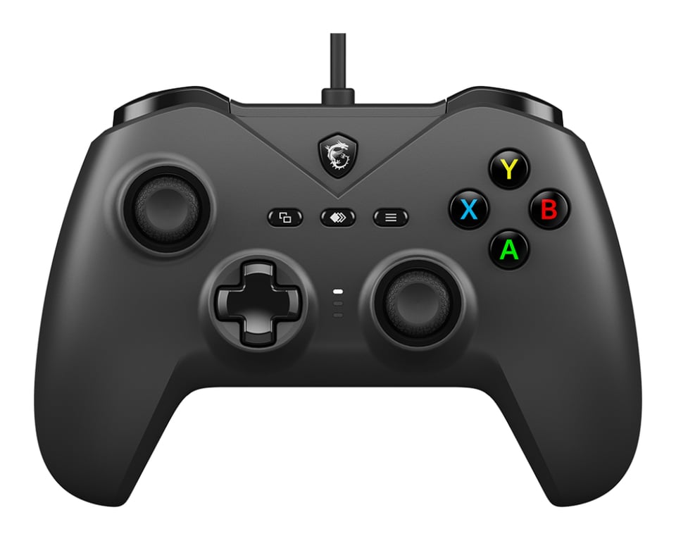 MSI FORCE GC200 accessoire de jeux vidéo Noir USB Manette de jeu Analogique/Numérique Android, PC - Neuf