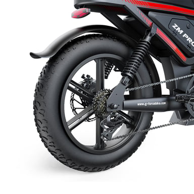 VTT électrique G-FORCE ZM PRO avec batterie 52 V 40 Ah et double suspension