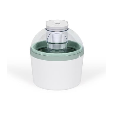 Sorbetiere - LIVOO - DOM461 - 12W - 1L - Cuve aluminium - Pâle de mélange, moule pour 7 glaces, 7 bâtonnets inclus