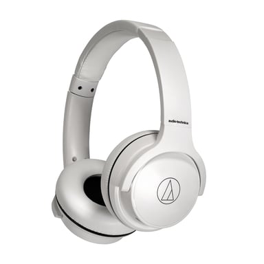 Audio-Technica ATH-S220BTWH écouteur/casque Écouteurs Avec fil &sans fil Arceau Appels/Musique Bluetooth Blanc
