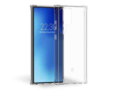Coque Renforcée Samsung G S23 Ultra 5G AIR Garantie à vie Transparente - 50% Plastique recyclé Force Case