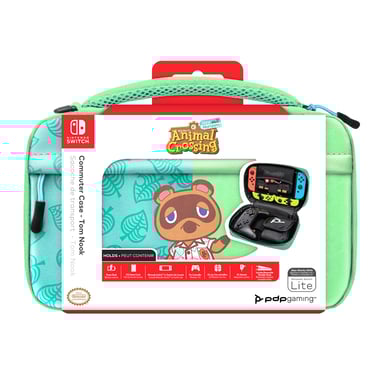 PDP Commuter: Animal Crossing Tom Nook Funda protectora rígida Nintendo Azul, Verde