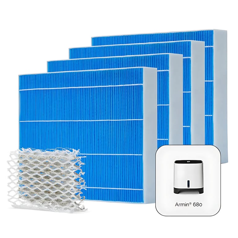 Pack de rechange MEACO Armin 680ml 4 coussinets évaporation Silvertex - vue 2