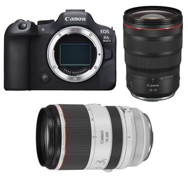 CANON EOS R6 MARK II + RF 24-70mm f/2.8 L IS USM + RF 70-200mm f/2.8 L IS USM