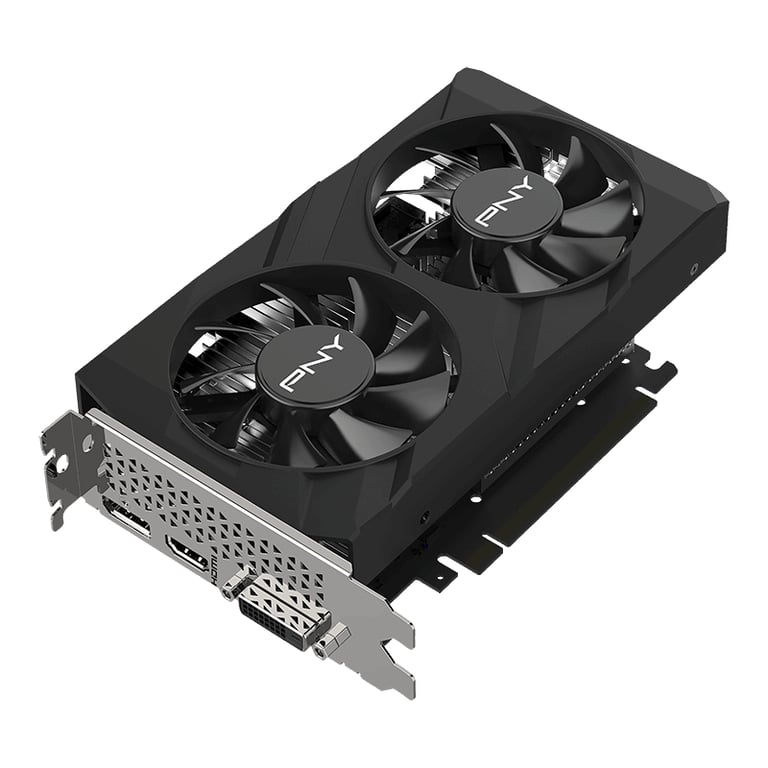 PNY VCG16514D6DFXPB1 carte graphique NVIDIA GeForce GTX 1650 4 Go GDDR6 Neuf