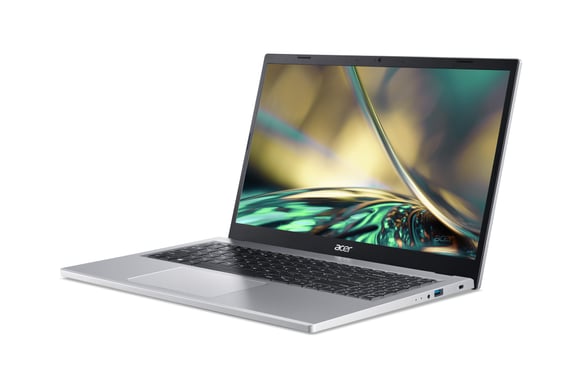 Acer Aspire 3 A315-24P-R5GA AMD Ryzen™ 5 7520U Ordinateur portable 39,6 cm (15.6'') Full HD 16 Go LPDDR5-SDRAM 512 Go SSD Wi-Fi 6 (802.11ax) Endless OS Français Argent