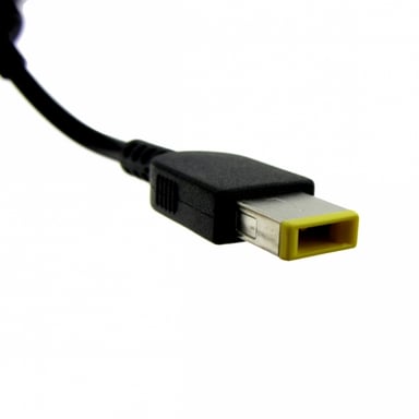 Charger (power supply), 20V, 3.25A for LENOVO IdeaPad U530 Touch, 65W, plug 11 x 4 mm rectangular